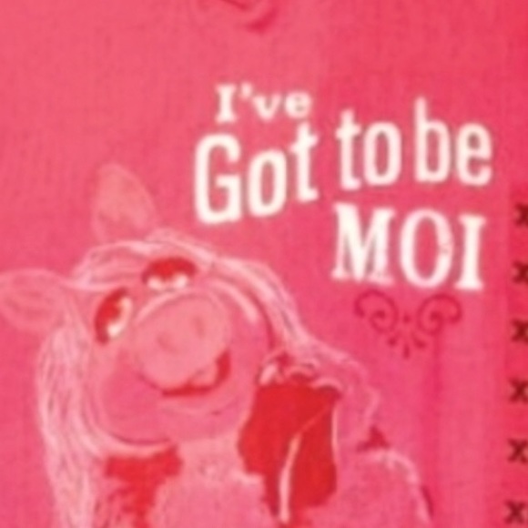 Sesame Street I've Got To Moi Miss Piggy Ladies Tee Shirt Sz XL Hallmark Orange - Picture 1 of 3